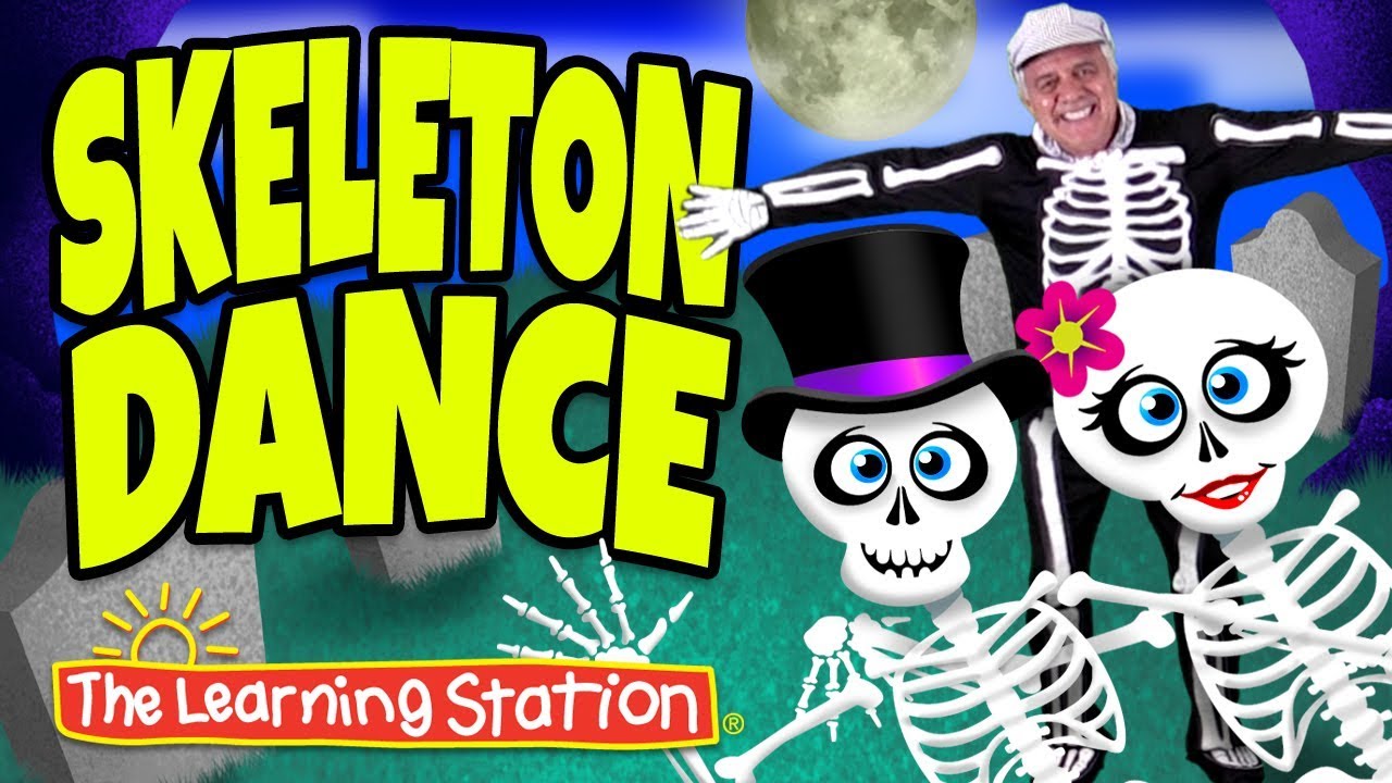 Halloween Songs for Kids  👻 Skeleton Dance 👻  Dem Bones 👻 Kids Songs by The Learning Station