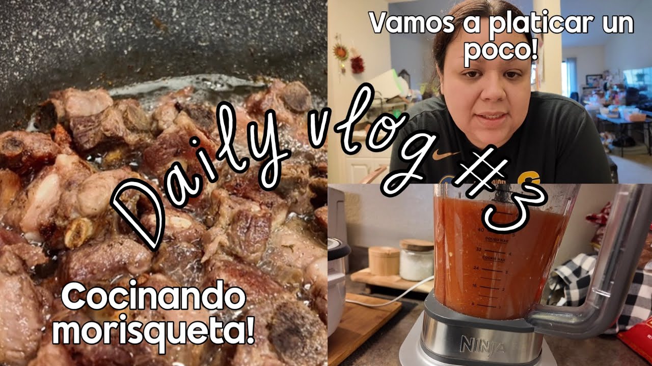 Daily vlog 3: Cooking Morisqueta for youtube! 