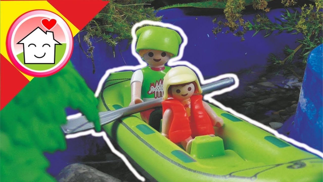 Playmobil en español Excursión en kayak / La Familia Hauser