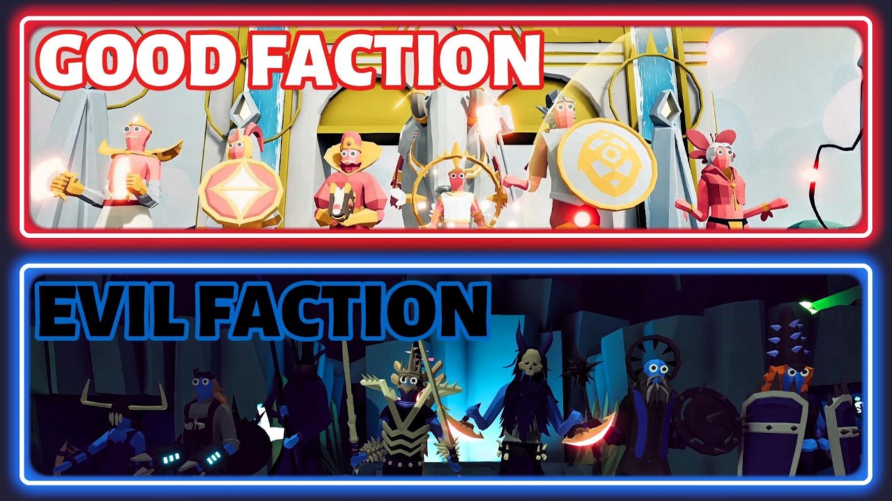 GOOD FACTION vs EVIL FACTION | Totally Accurate Battle Simulator (TABS)