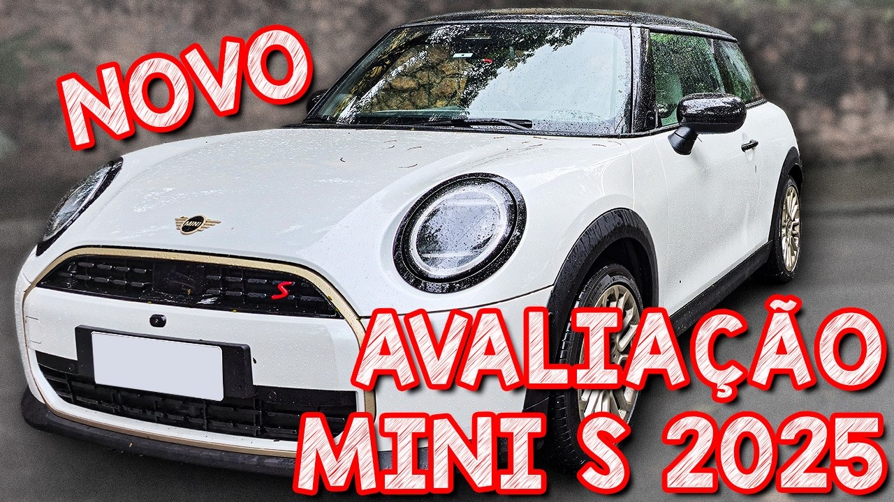 Avaliação NOVO MINI COOPER S 2025 - 2.0 TURBO É UM FOGUETE MUITO DIVERTIDO!