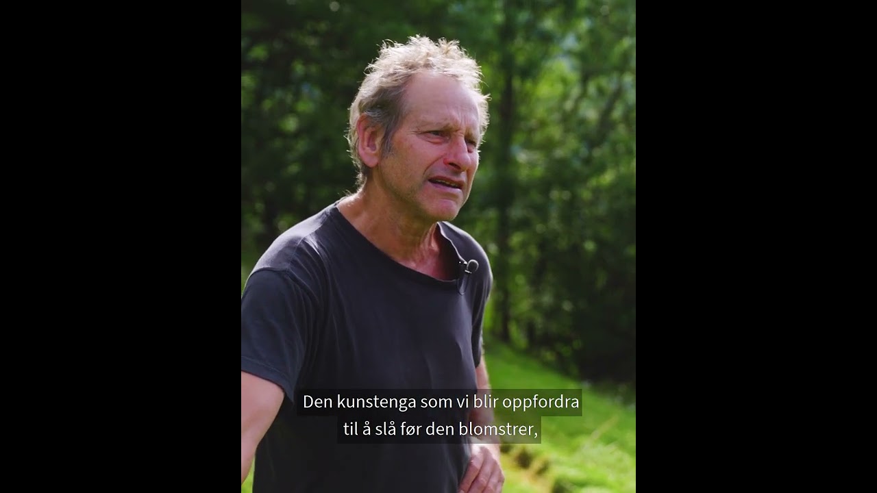 Bli med til bonden som skjøtter bratt areal