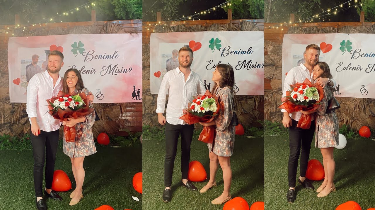 EVLİLİK TEKLİFİM ❤️💍 | S&Uuml;PRİZ EVLİLİK TEKLİFİ | YONCA & DOĞUŞ