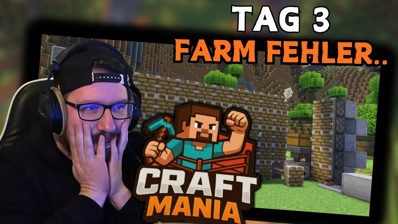 CRAFTMANIA 1 - MEINE ERSTE FARM... FAILED.. 🤬 - TAG 3 [UNCUT]