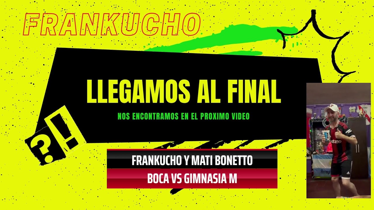 BOCA VS GIMNASIA M - REACCIÓN   - FRANKUCHO EN VIVO  🔴