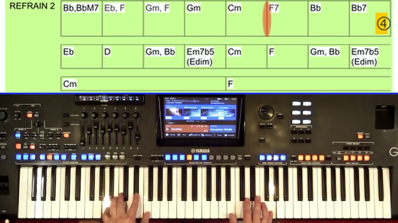 How LADY IN RED sounds on Yamaha Genos with YAMREGS sound package YR00003 --- www.YAMREGS.com