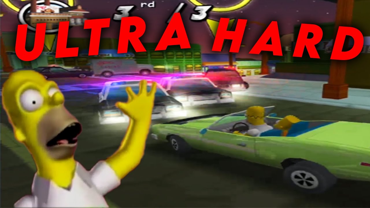 Я прошёл УЛЬТРА-СЛОЖНЫЙ РЕЖИМ в игре Simpsons Hit & Run