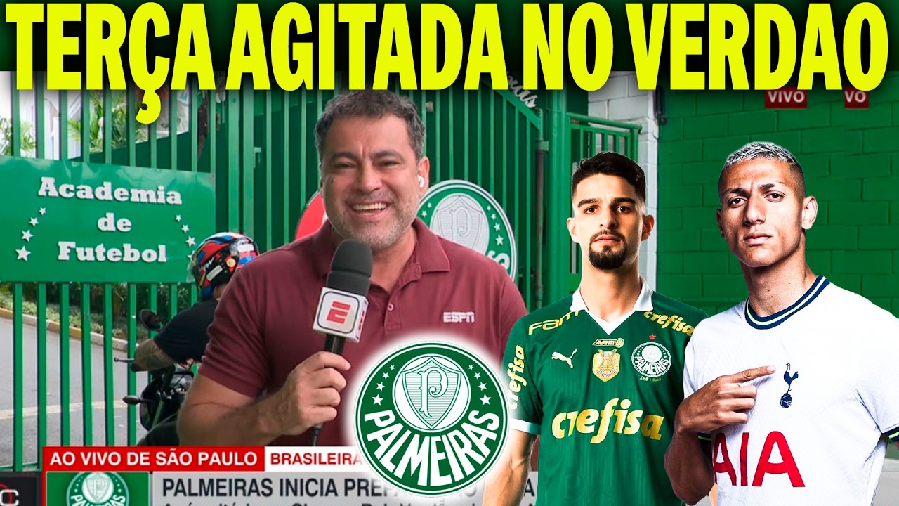AGORAA! NICOLETI TROUXE A INFORMAÇÃO SOBRE O PALMEIRAS! TERÇA FEIRA MOVIMENTADA NO VERDÃO!
