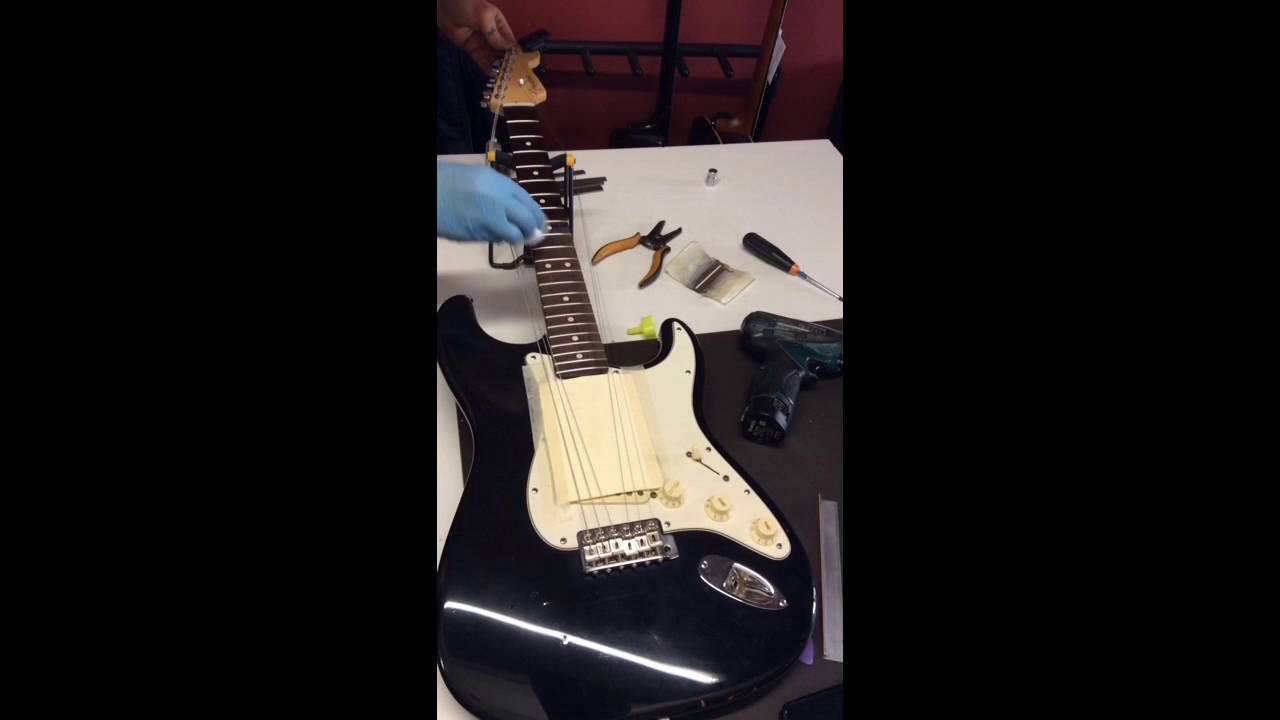 GAUDENZI GUITARS - cambio tasti in 1 minuto