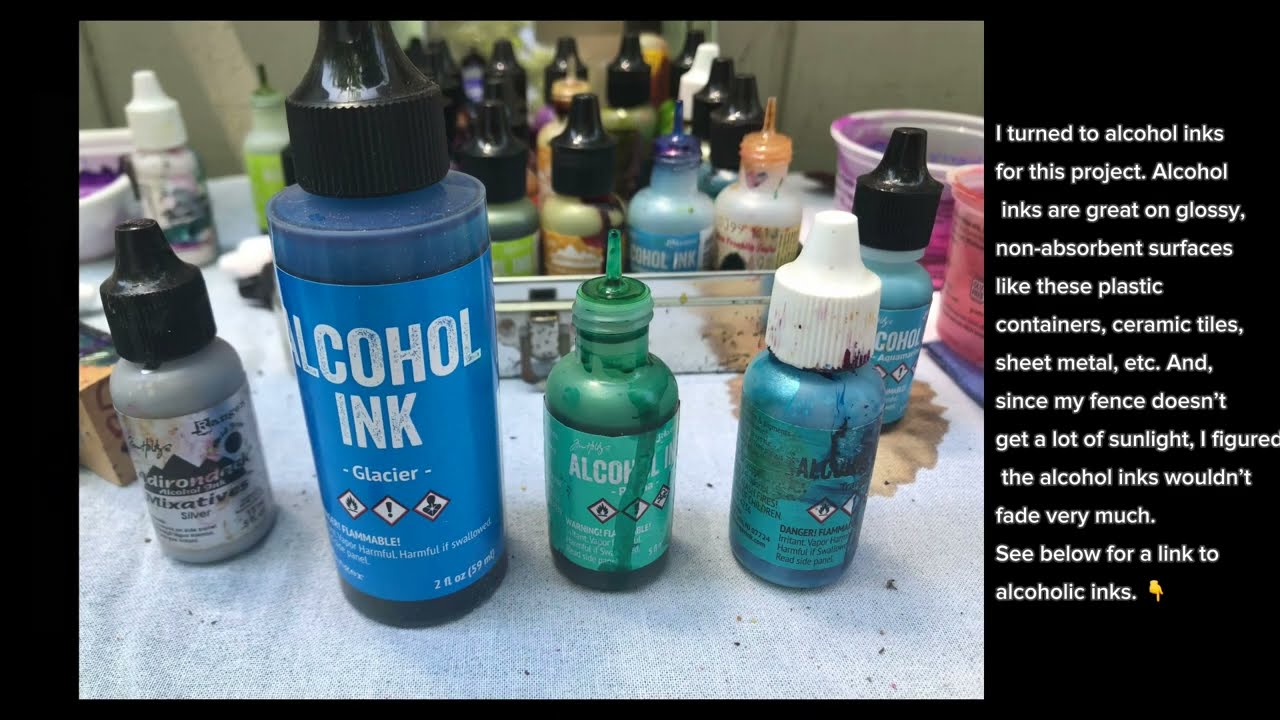 Planters and Alcohol Ink! + $ Money-saving Hacks! #alcoholink #gardenart #functionalart