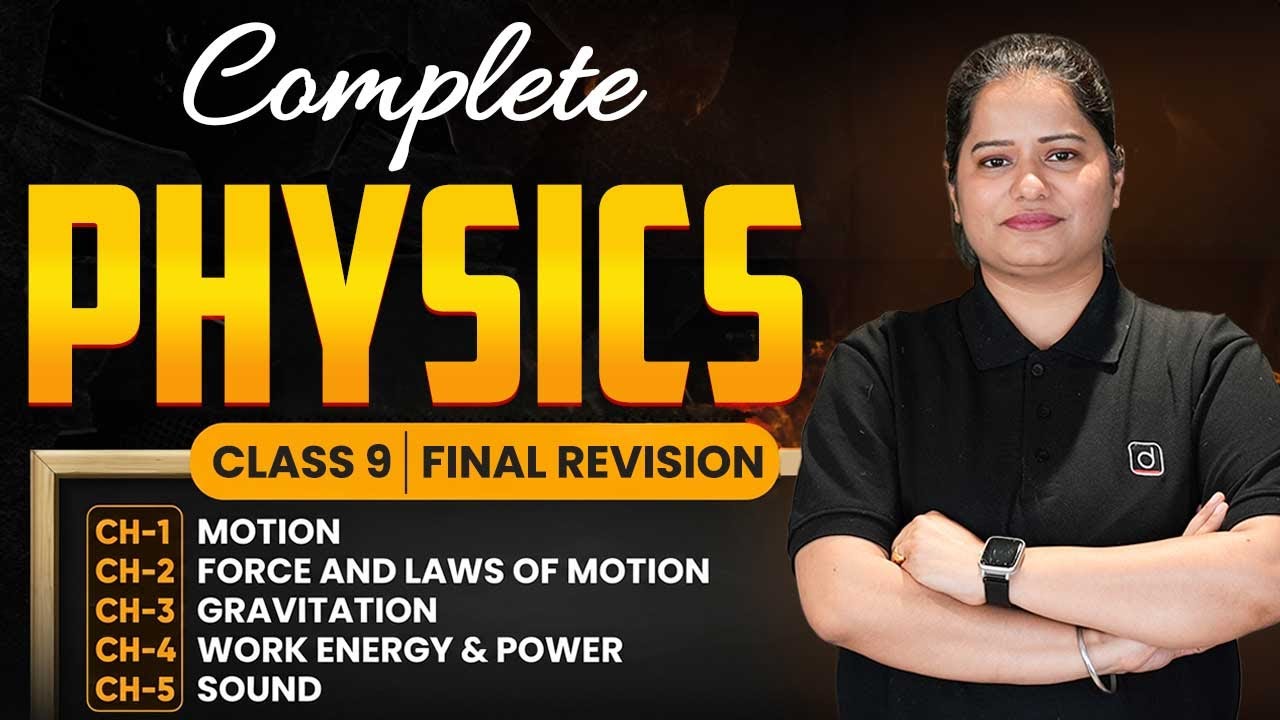 Class 9 Physics Complete Syllabus Revision ✅ | CBSE Final Exam 2026 | Drishti School