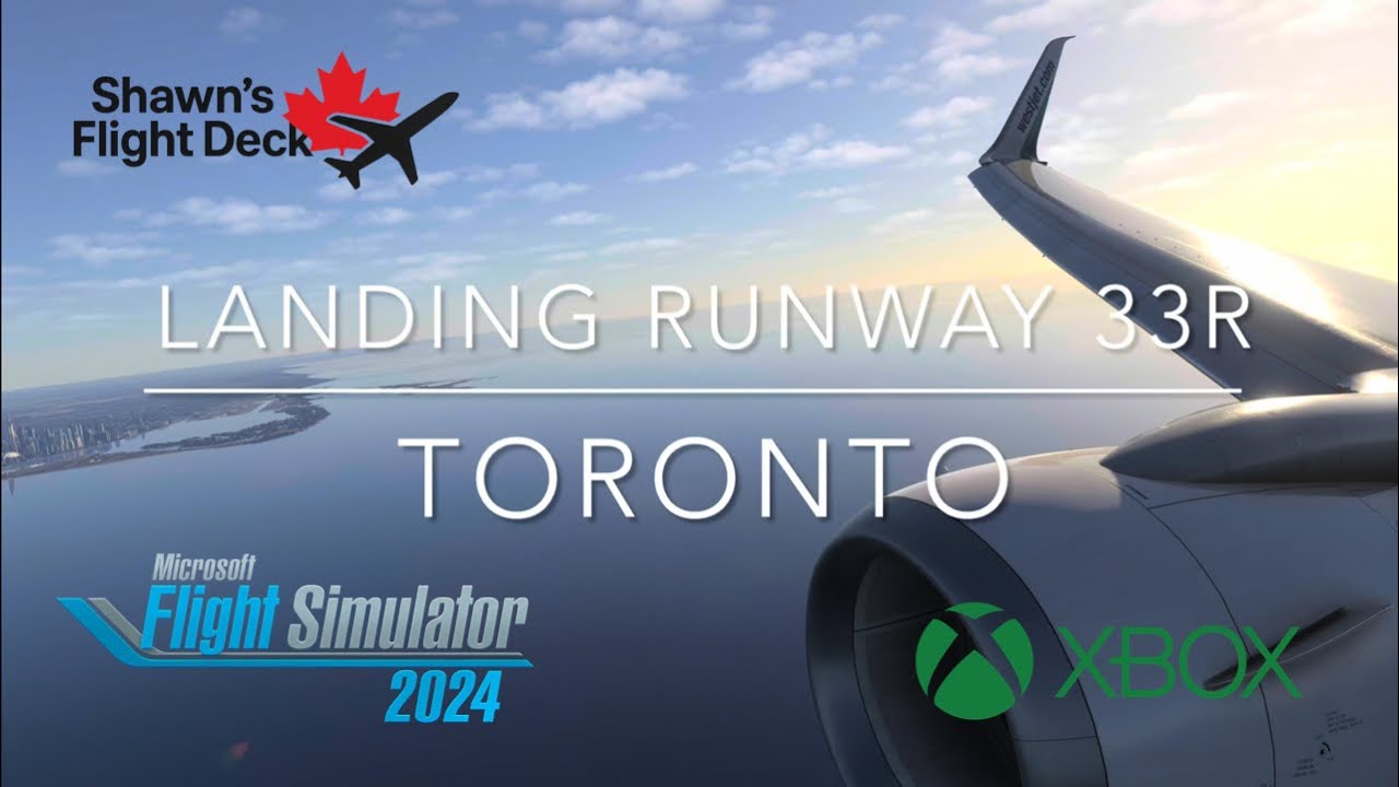 737 Toronto Landing RWY 33R 