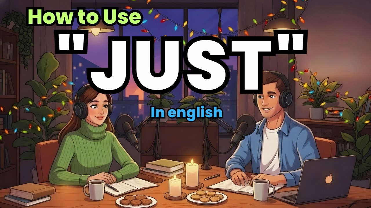How to Use “JUST” in 5 Different Ways | English Podcast for  Speaking practice