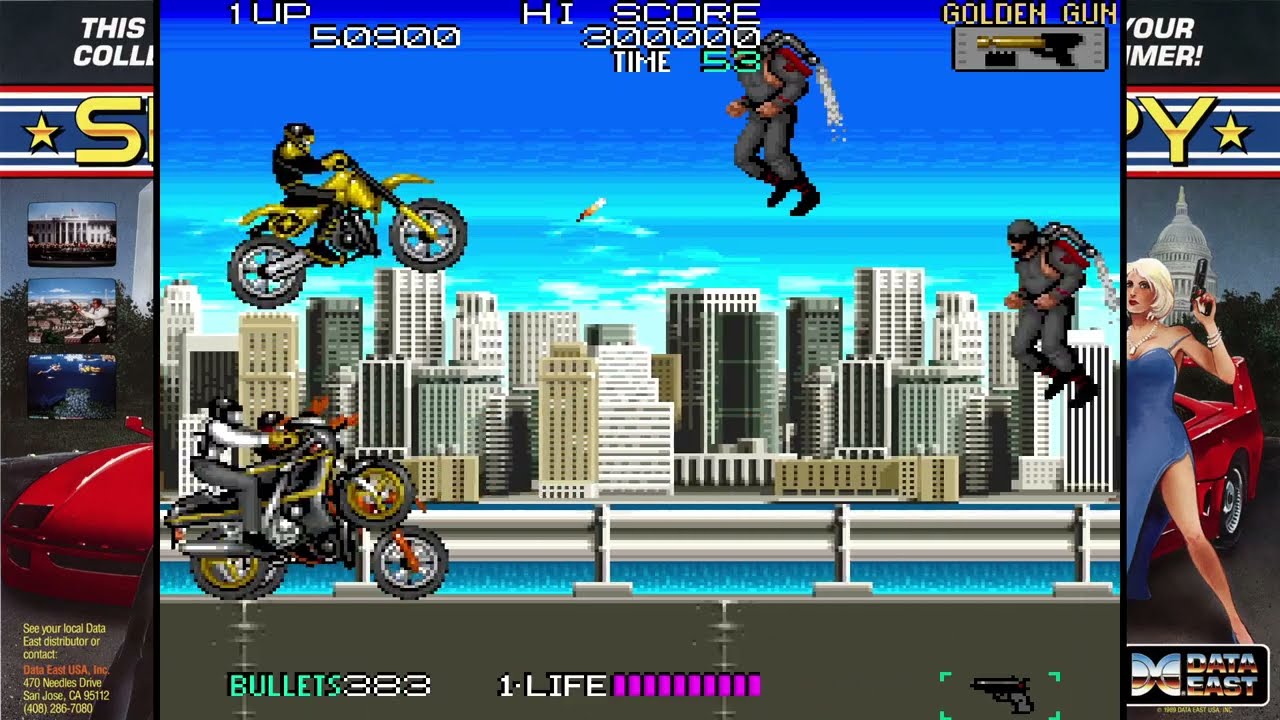 [TAS] Sly Spy in 09:03 - Difficulty: Very Hard (ARCADE) / Production 2023