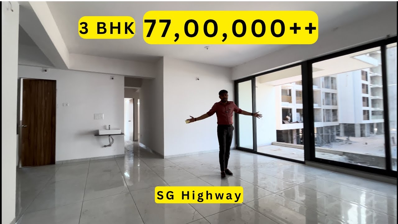 3 Bedroom Flat/Home For Sale | Modern Amenities | 3 BHK Lifestyle Apartment @ SG Highway, Ahmedabad