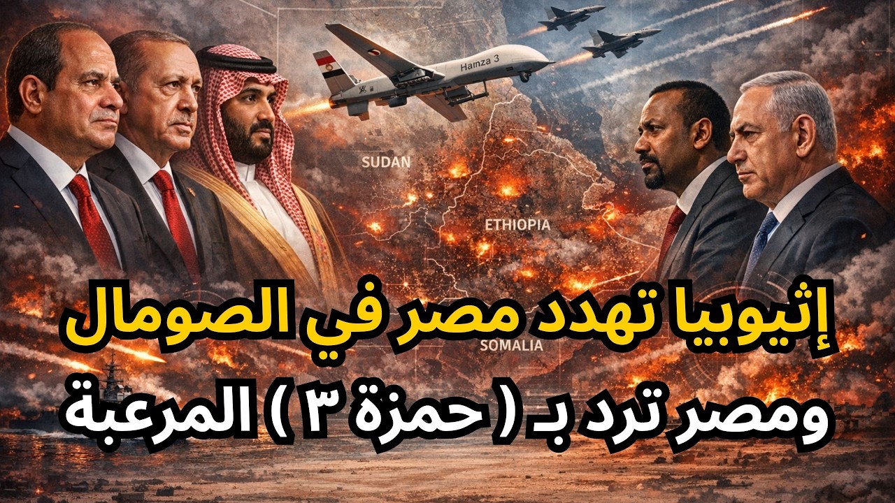 🔴عاجل:إثيوبيا تهدد مصر من التحرك في الصومال، ومصر ترد بـ 