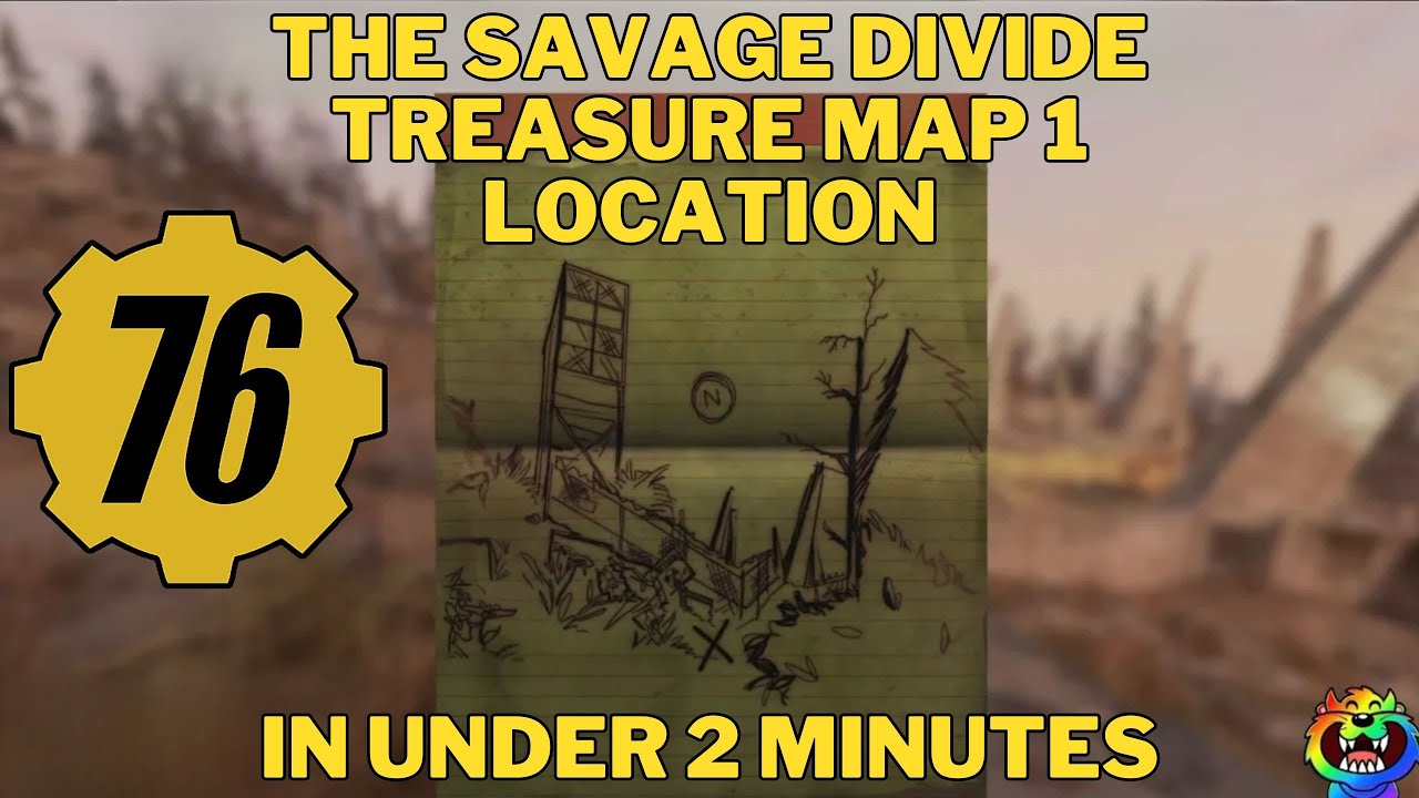 Как найти карту сокровищ Дикарского рубежа 1 #fallout76 #fallout76guide