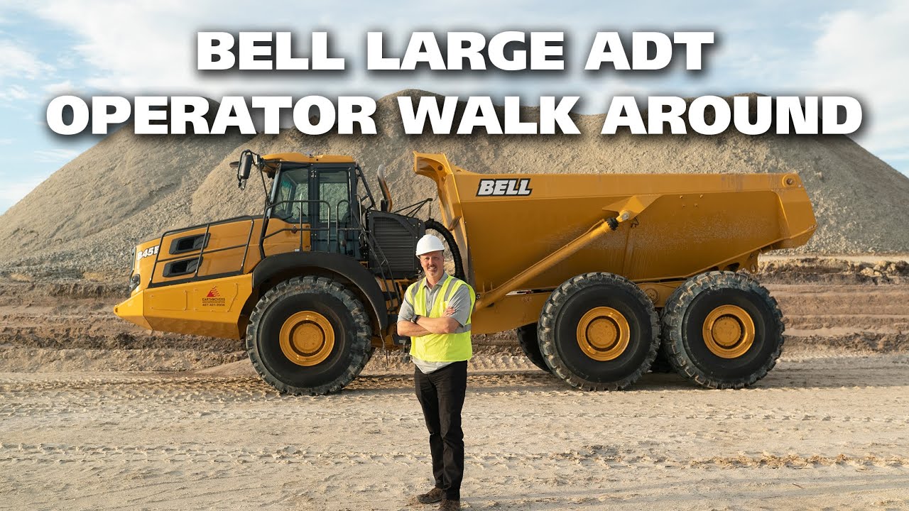 Bell Articulated Dump Truck Walk Around On Models B40E, B45E, & B50E