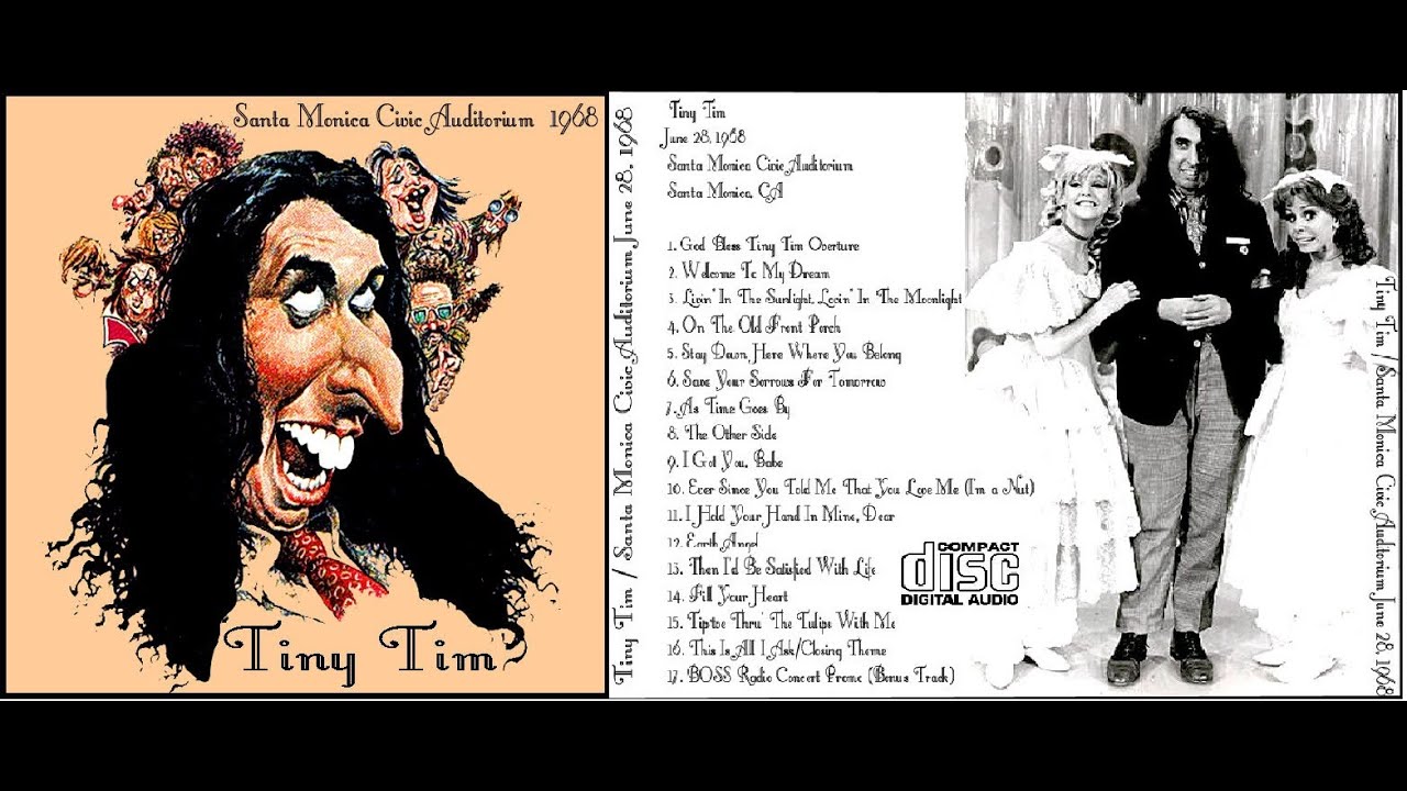 Tiny Tim - Live in Santa Monica Civic Auditorium 1968 (Full Concert)