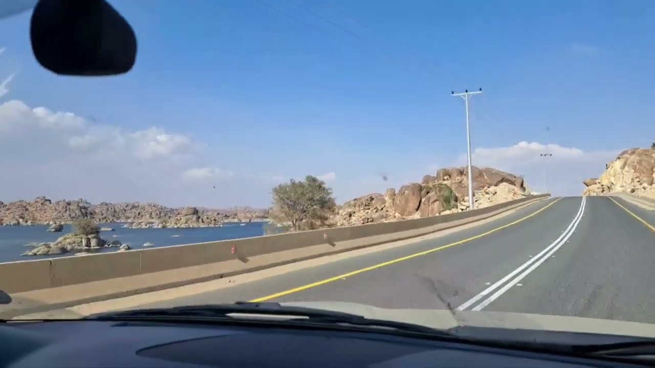 وادي التنور في #تندحة  ومنظر خيالي من#سد_تندحة 😍✨️ #خميس_مشيط #ابها #abha عسير #saudiarabia