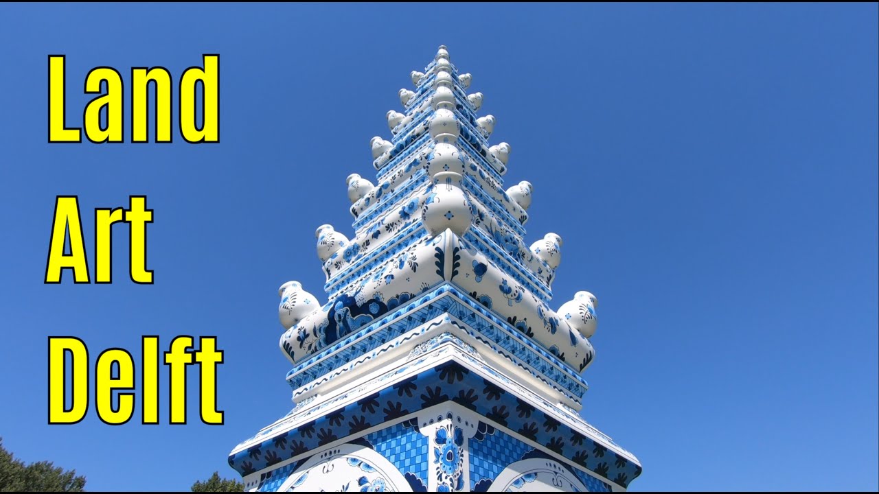 Largest Royal Delft tulip pyramid vase in the world