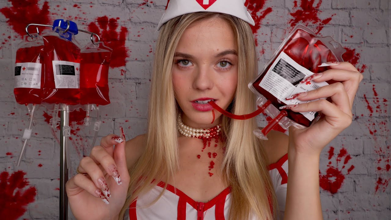 ASMR Вампир-медсестра заботится о тебе 🩸⊹ . 💉˖ (завораживающая ролевая игра на внимание)