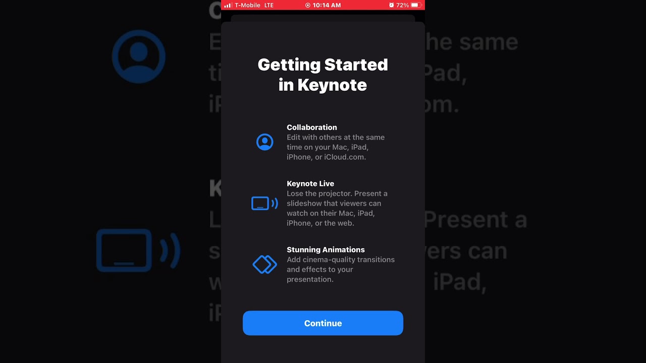 Quick video on Keynote #shorts
