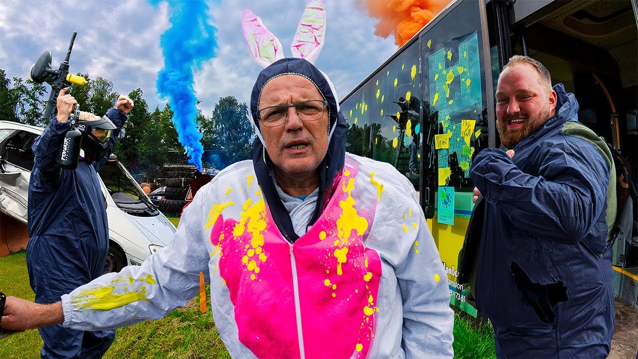 PAINTBALL-CHAOS: Udo's besondere Herausforderung – wird sein Team siegen?  🎯🔥