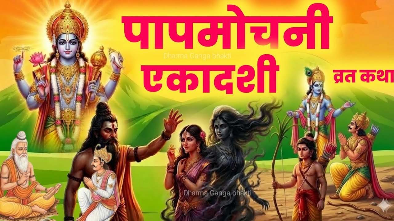 एकादशी व्रत कथा Ekadashi vrat katha एकादशी की कथा Ekadashi ki katha papmochni ekadashi vrat katha