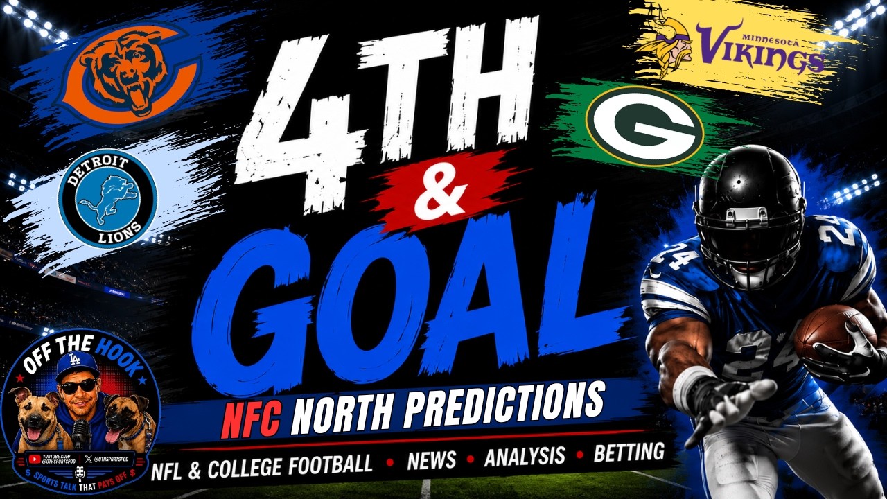 🏈 NFC North Preview LIVE | Best Bets, Win Totals, Futures & Division Predictions | 4th & Goal