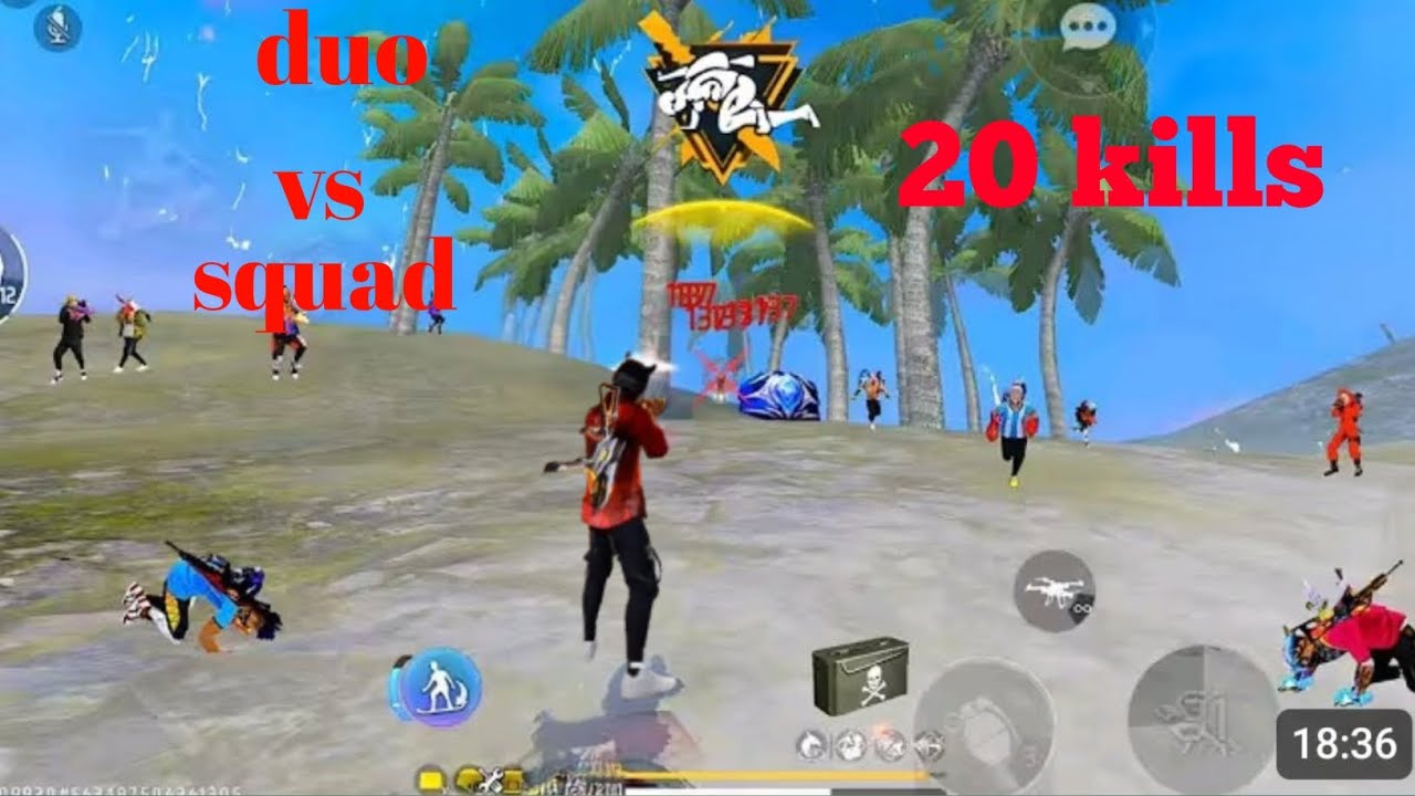 Duo vs squad br rank 20 kills Booyah 