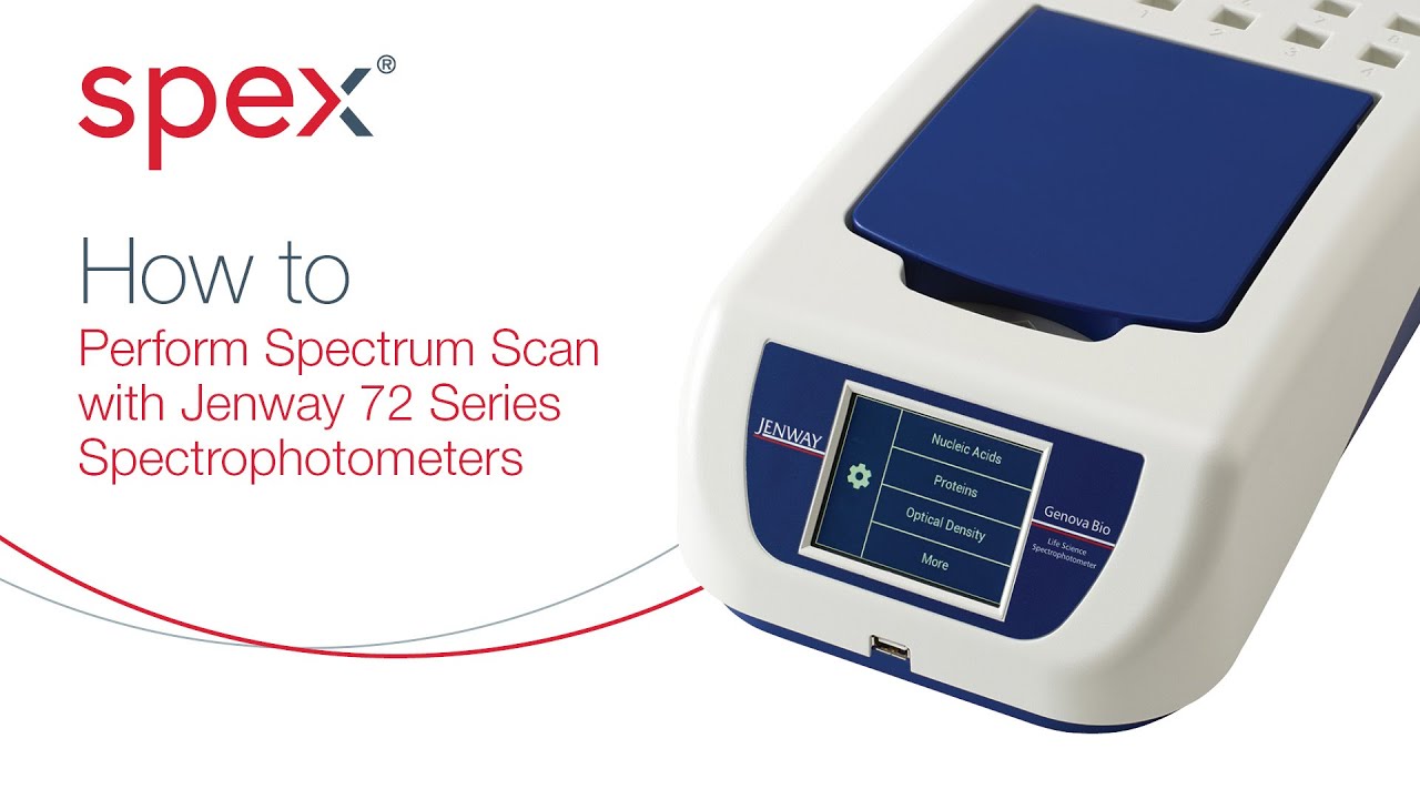 How Does a Jenway 72 Series Spectrophotometers Perform Spectrum Scans?