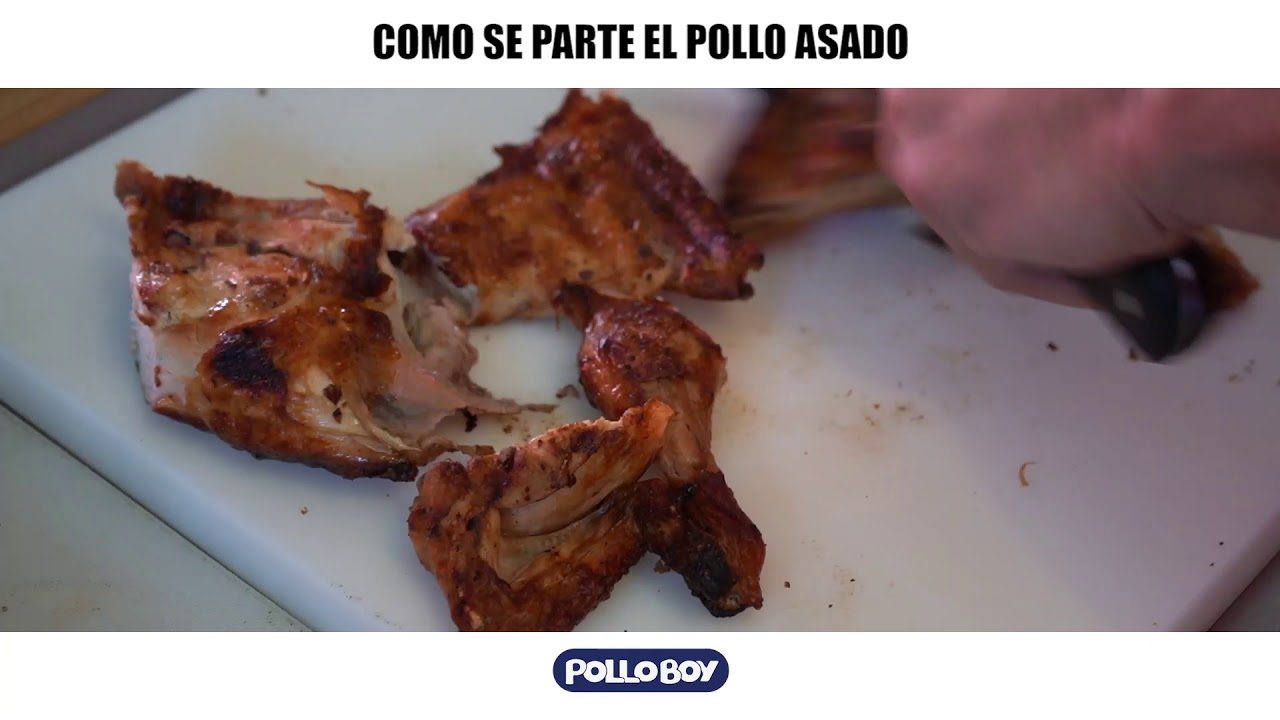 Cómo  Partir el Pollo Asado