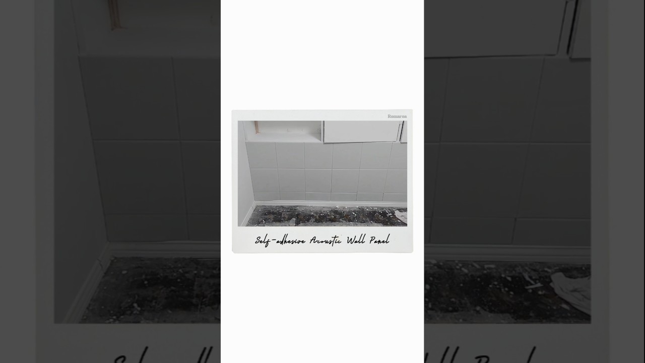 Self Adhesive Acoustic Foam Panel.  #homedecor #roommakeover #shopeeunboxing