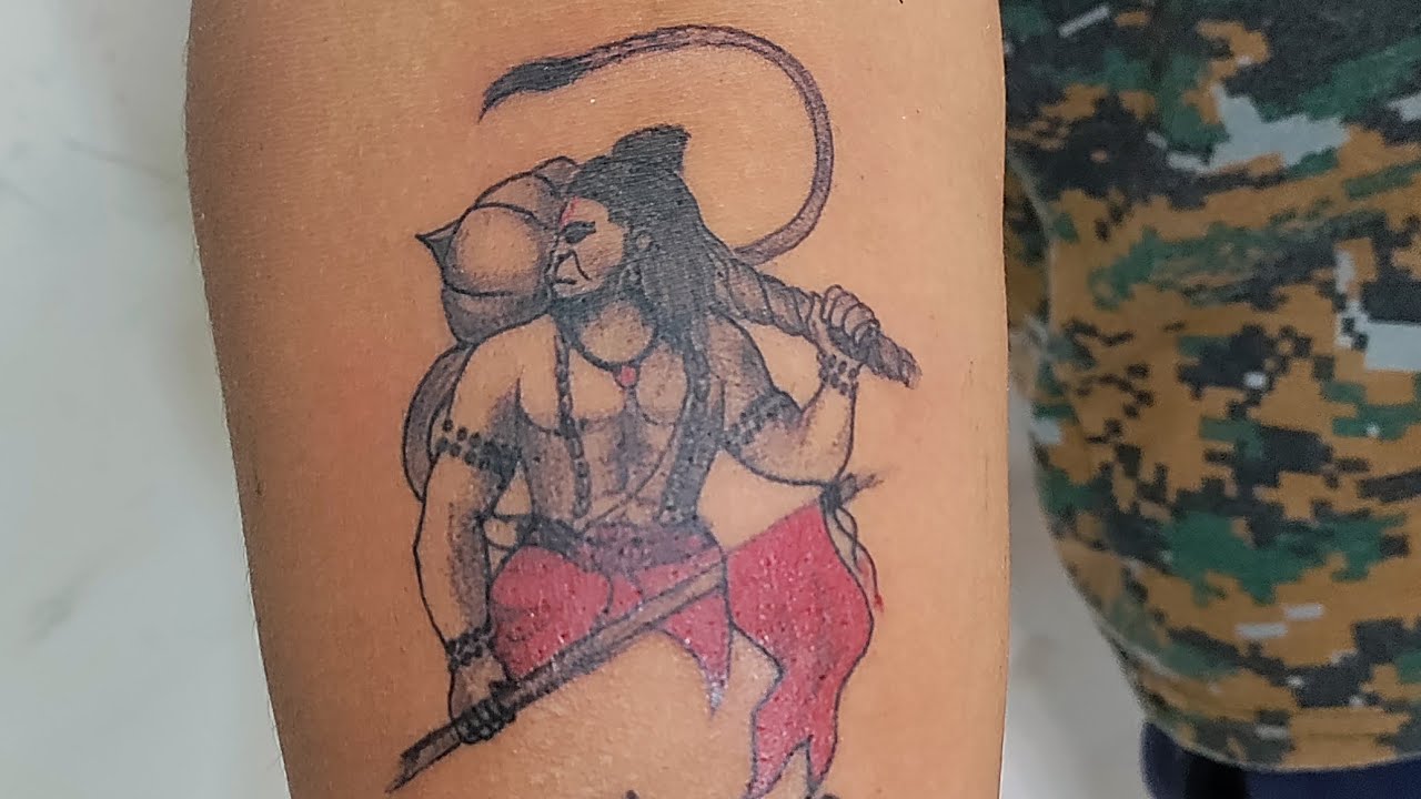 🚩🚩Hanuman ji tattoo design by 