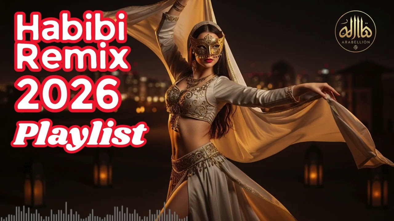 Habibi Arabic Remix with Deep Bass Headphone Vibe  |  Slow Arabic Night Music