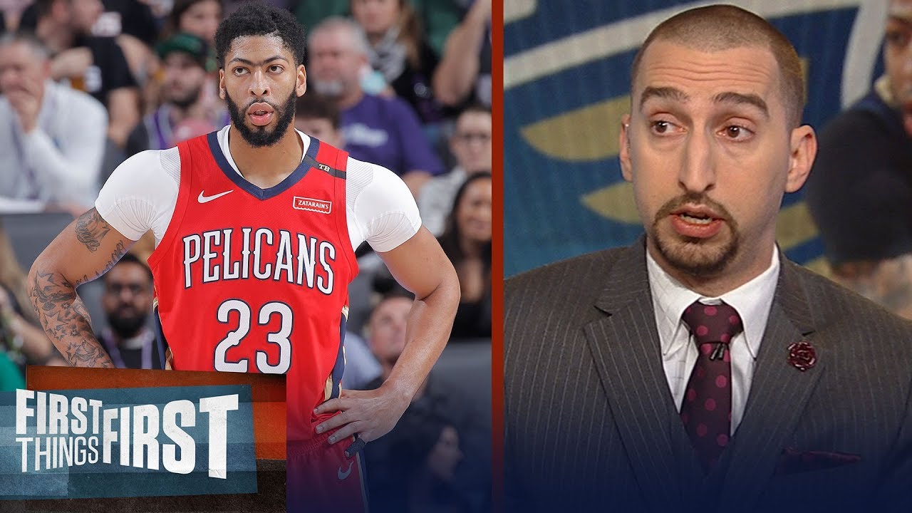 Nick and Cris react to Anthony Davis requesting trade from Pelicans | NBA | FIRST THINGS FIRST