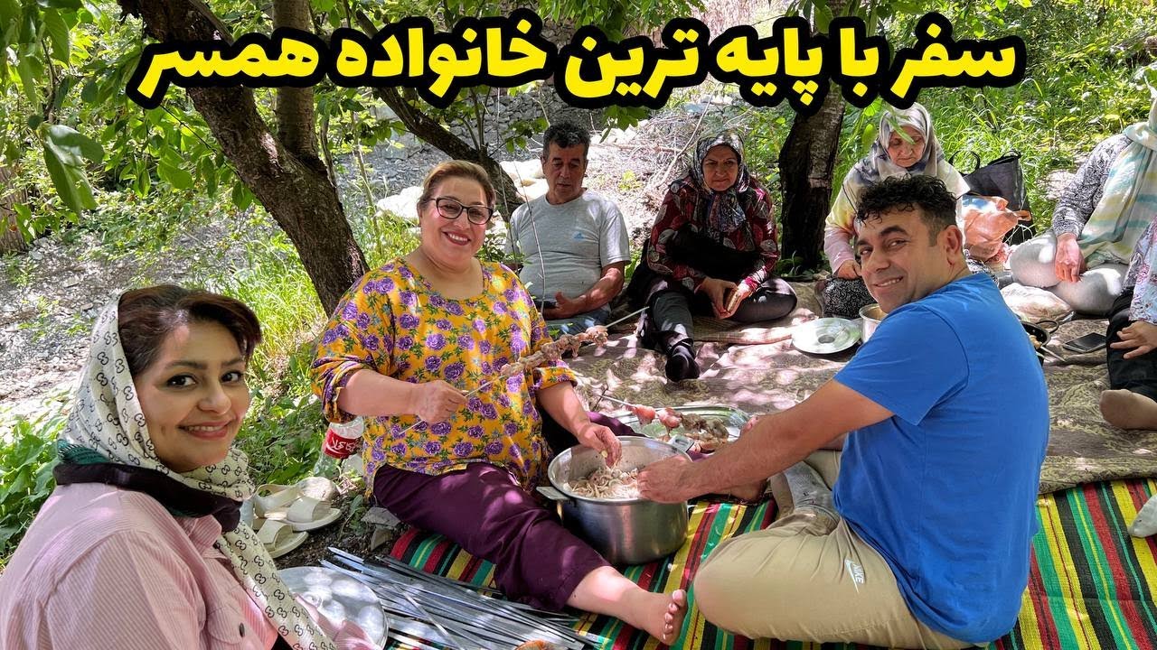 ولاگ دورهمی خانوادگی و رقص در شهرستانک ، طبیعت زیبا ، روزمرگی های من