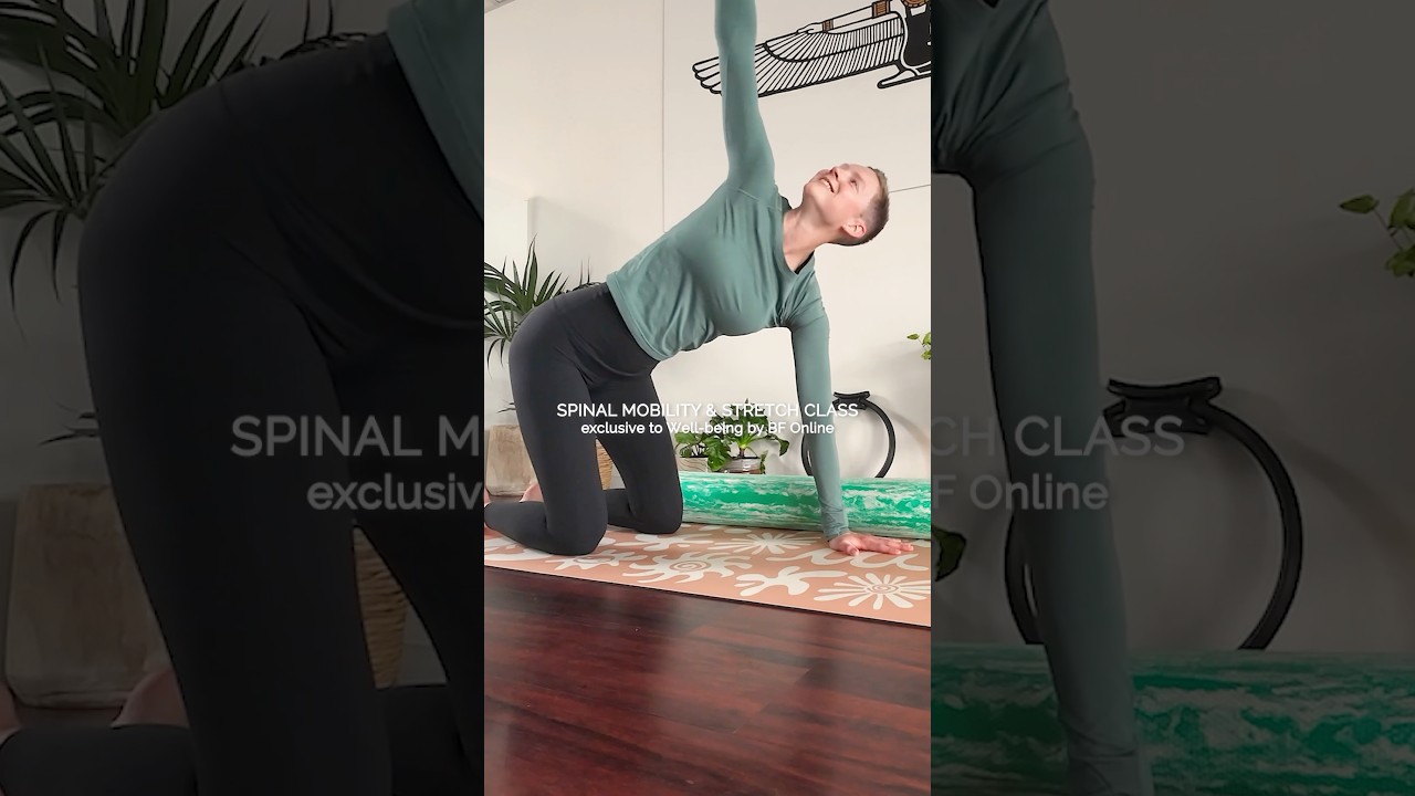 Spinal Mobility & Stretch Class Promo #pilates #relax #stretch #unwind #destress