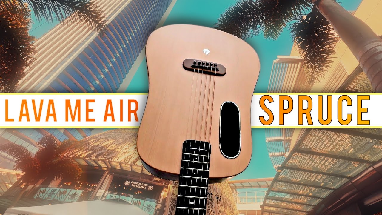 Super Lightweight Smart Acoustic Guitar... Lava Me Air SPRUCE