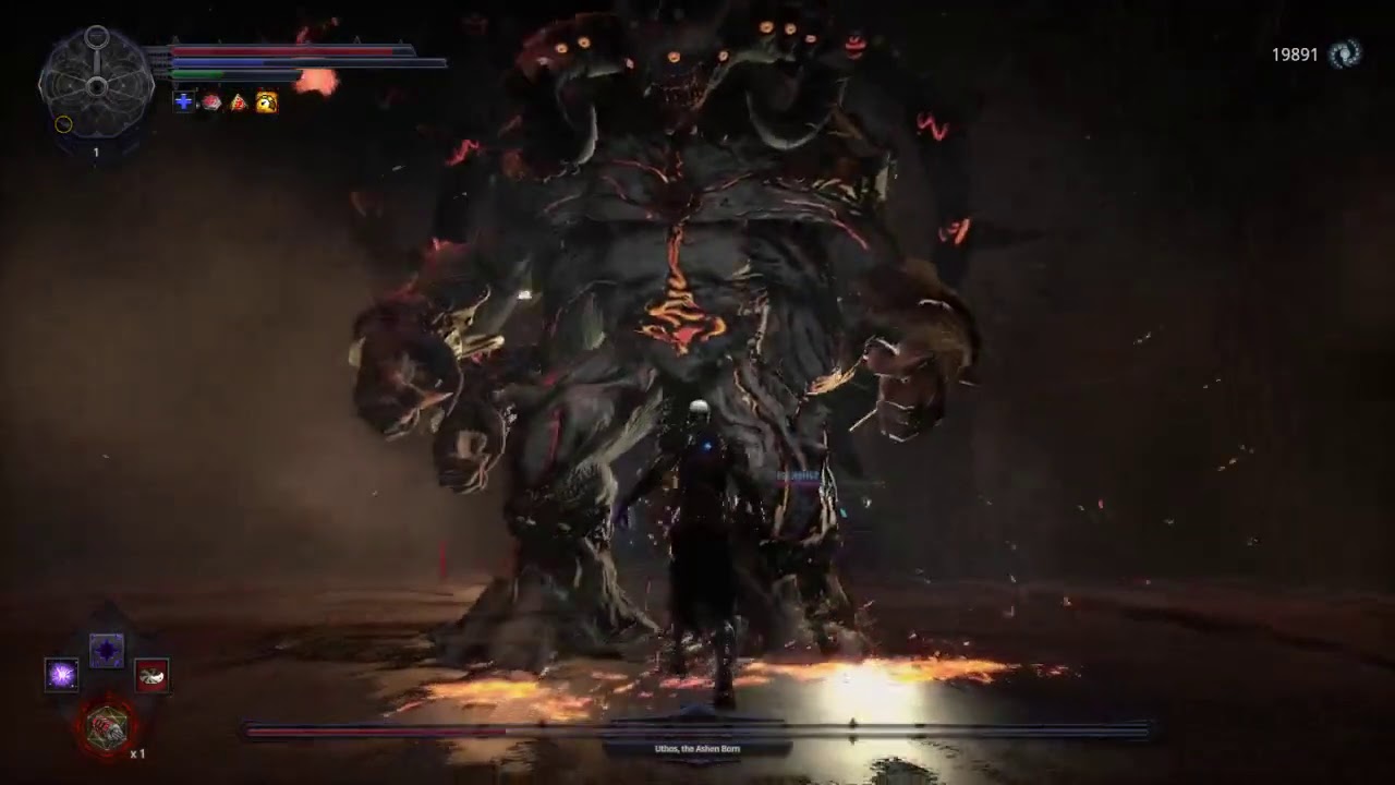 Hellpoint ~ Undisturbed Defas Nemundis and Uthos the Ashen Born using Foresight build