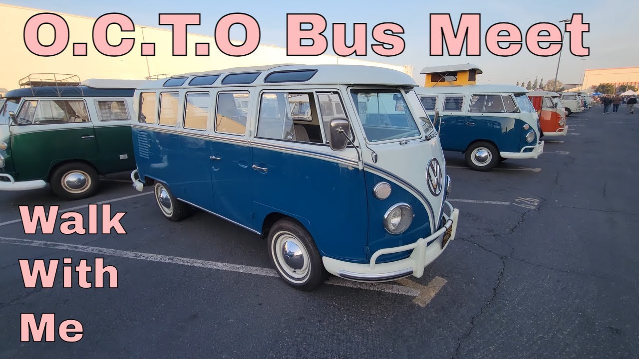 OCTO VW BUS Kombi Car Show - Long Beach CA 2025 SoCal - Split Window
