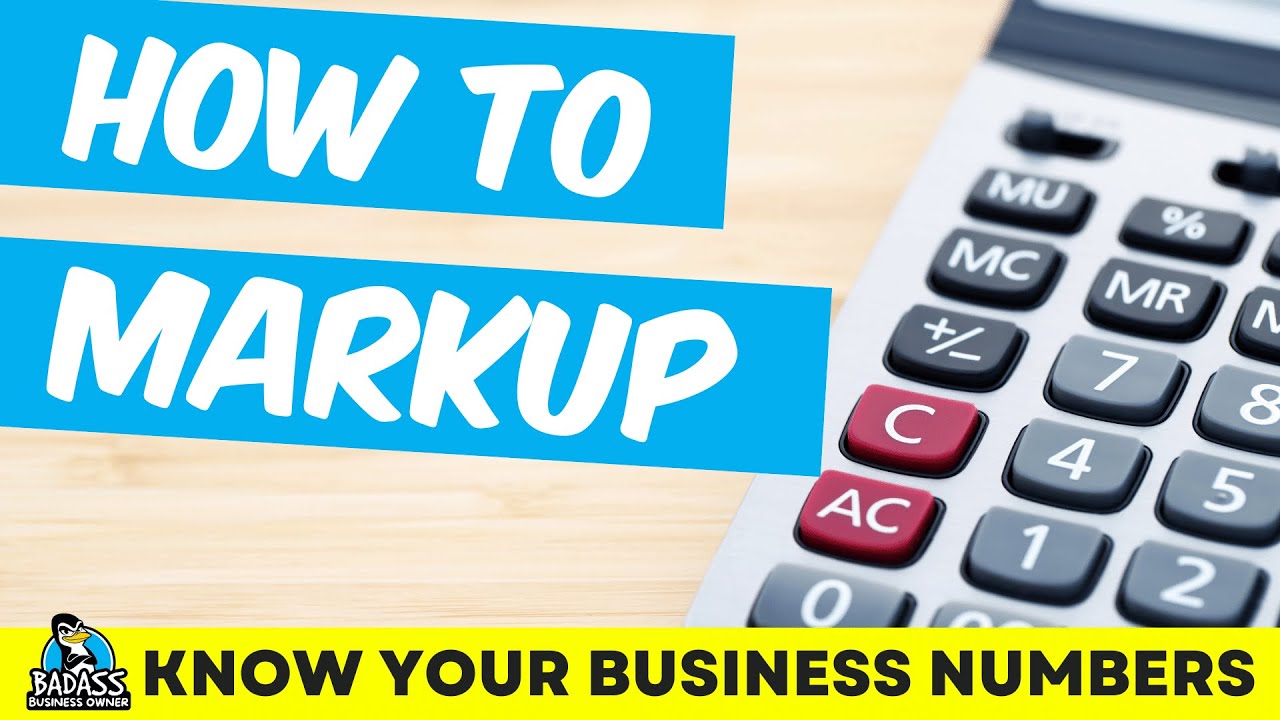 How to Markup Your Products | Markup Example