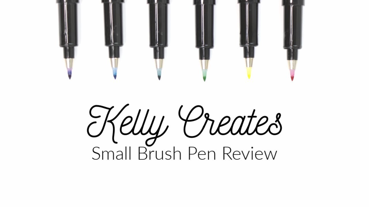 Kelly Creates Small Brush Pen Review for Handlettering and Modern Calligraphy