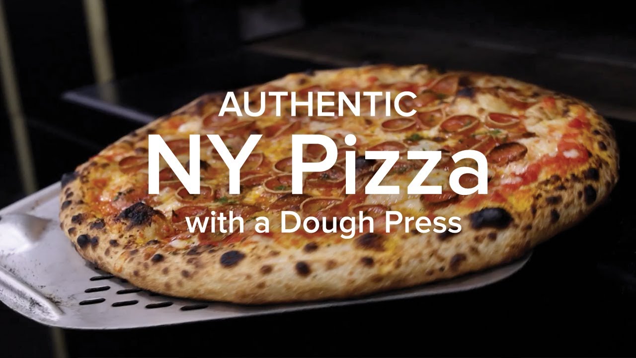 Making NY Style Pizza with a Dough Press