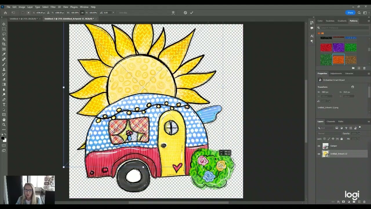 Create A Design Using Graphic Elements in Photoshop