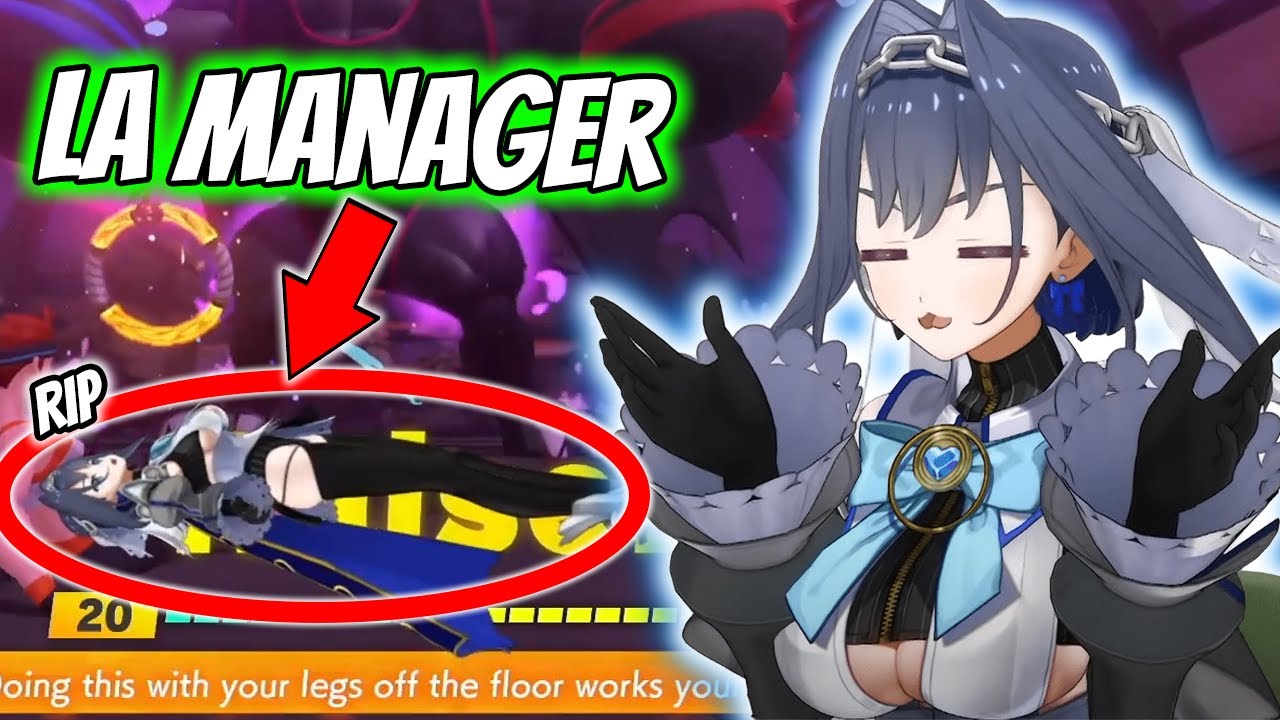 Kronii pone a su manager a hacer ejercicio en su lugar #ourokronii