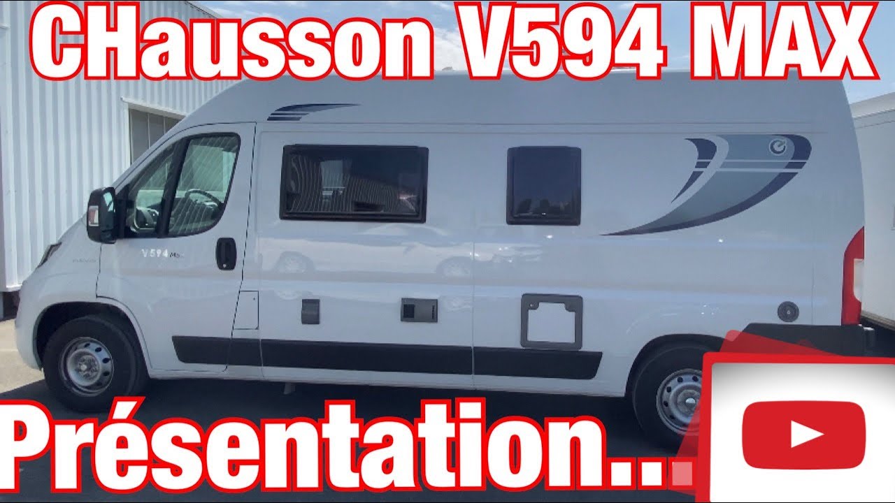 Je te présente le van chausson 594 Max sur fiat ducato-camionnette aménagée