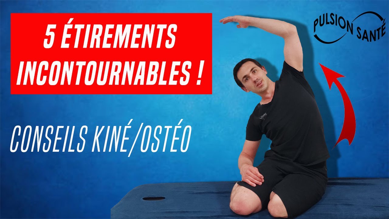 5 ÉTIREMENTS INCONTOURNABLES DANS LE MAL DE DOS