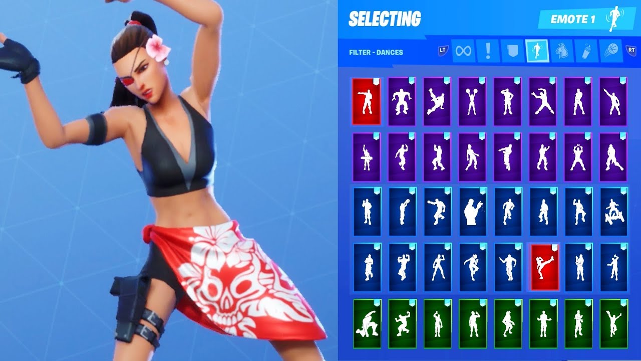 🔥 *NEW* Fortnite Doublecross Skin Outfit Showcase with All Dances & Emotes